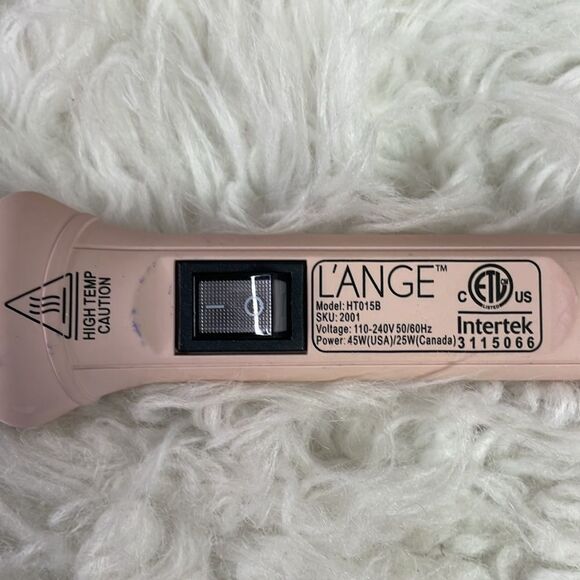 L’ANGE Hair Curling Wand HT015B Curling Iron Pink Barrel 32mm 1.25 Inch Titanium - Picture 5 of 7